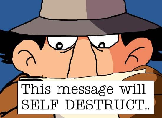 Self Destructing Private Messages